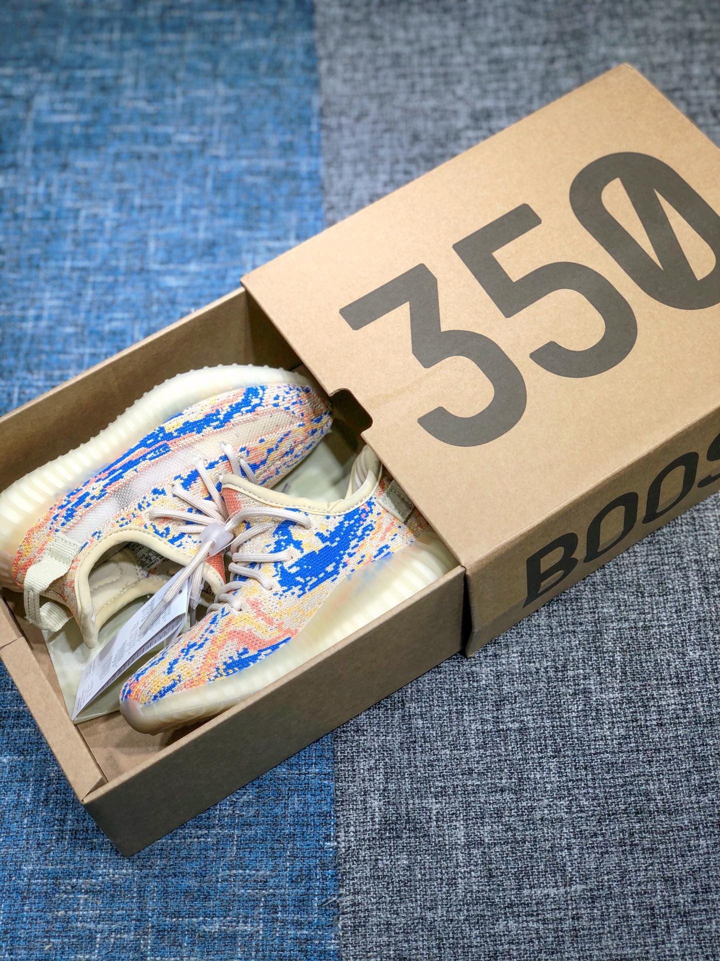 Coconut 350V2 really explosive children's shoes" orange, blue"