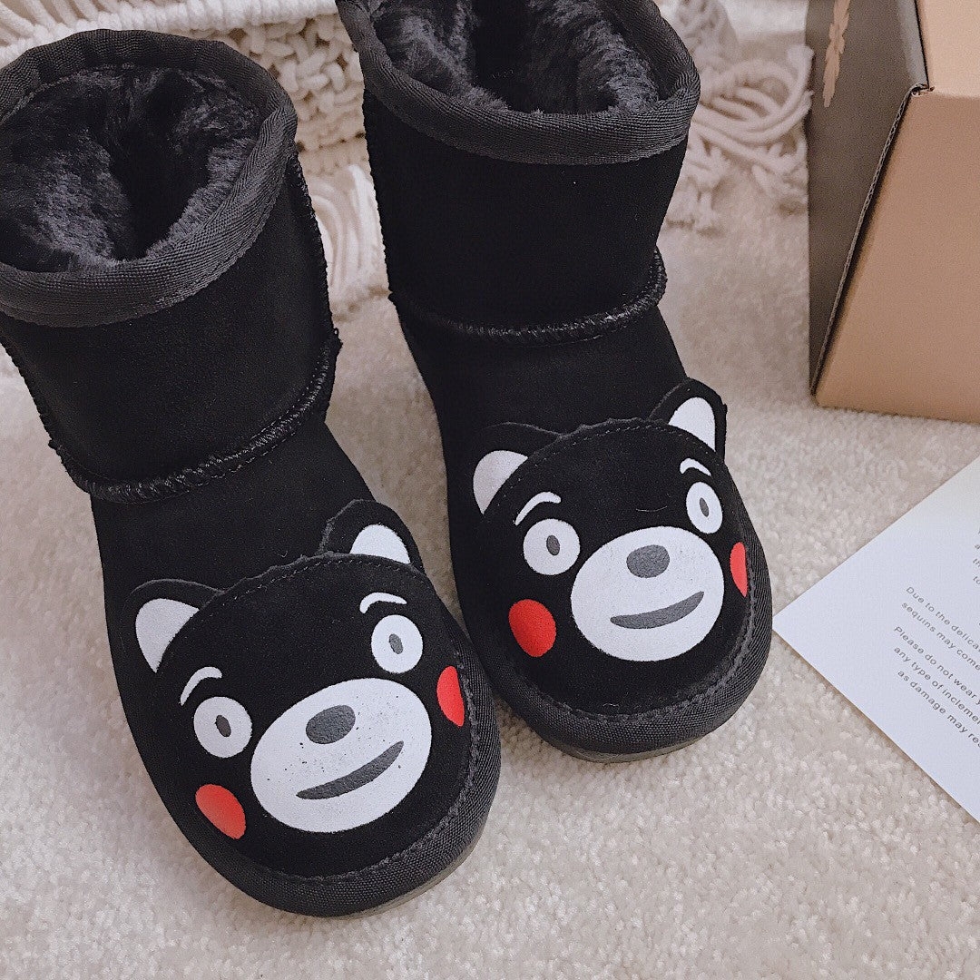 UGG children's shoes cartoon series" black"