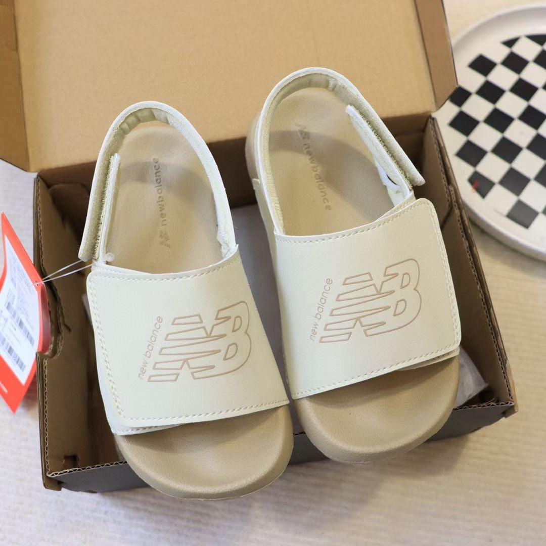 N large breasted sandals" light beige"