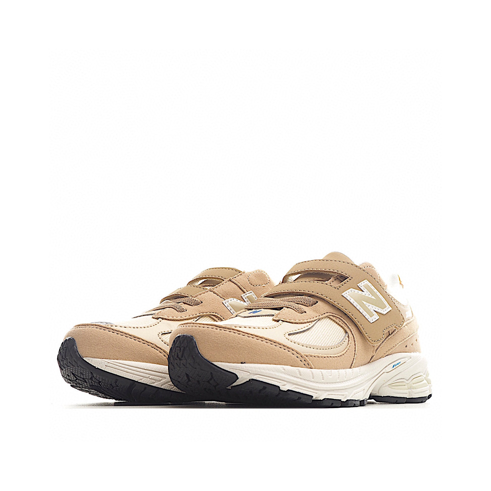 NB327 Rotating Buckle Waffle Gump Children's Shoes"beige"