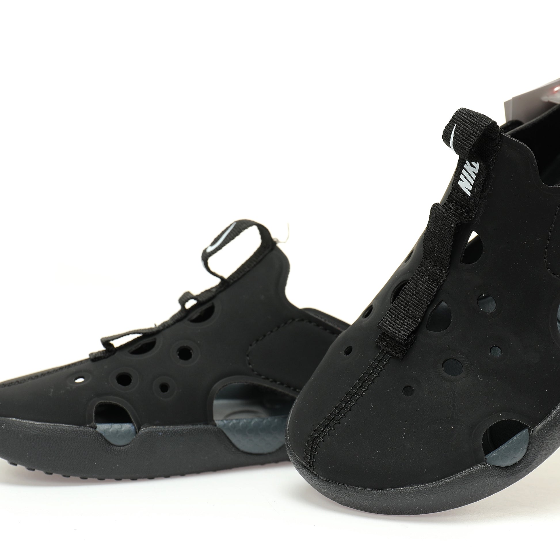 NK new SUNRAY PROTECT 4th generation children's beach hollow sandals" Black"
