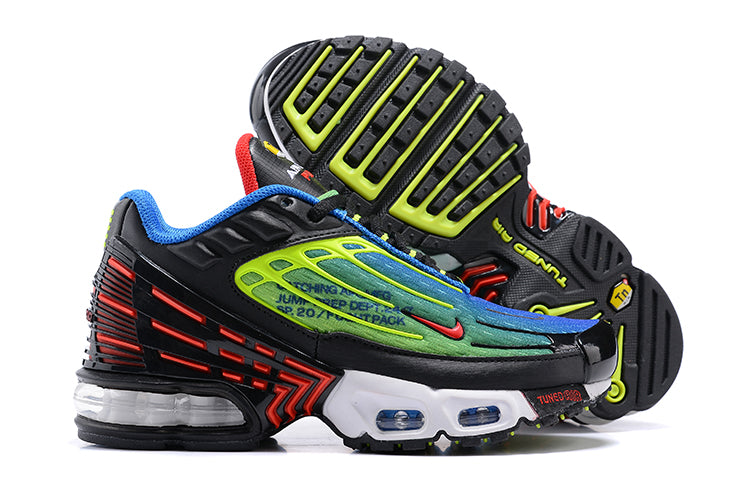 TN air cushion nike air max plus lll" black, red, green"