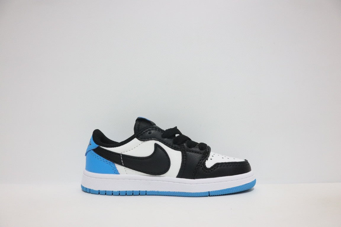 Jordan low-top hook series" white, black, blue"