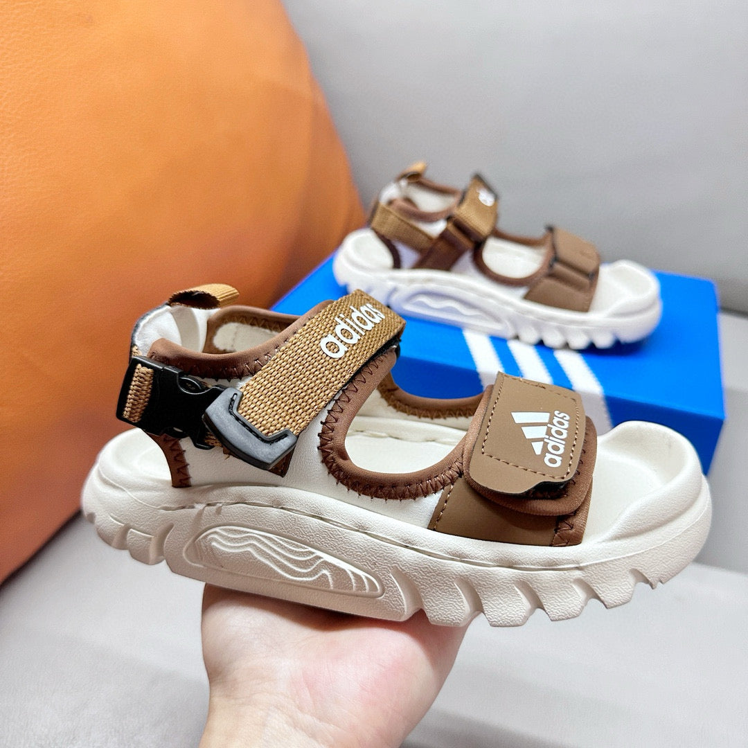 Adidas outdoor closed toe children's sandals" brown"