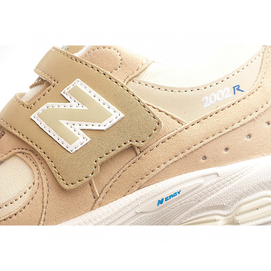 NB327 Rotating Buckle Waffle Gump Children's Shoes"beige"