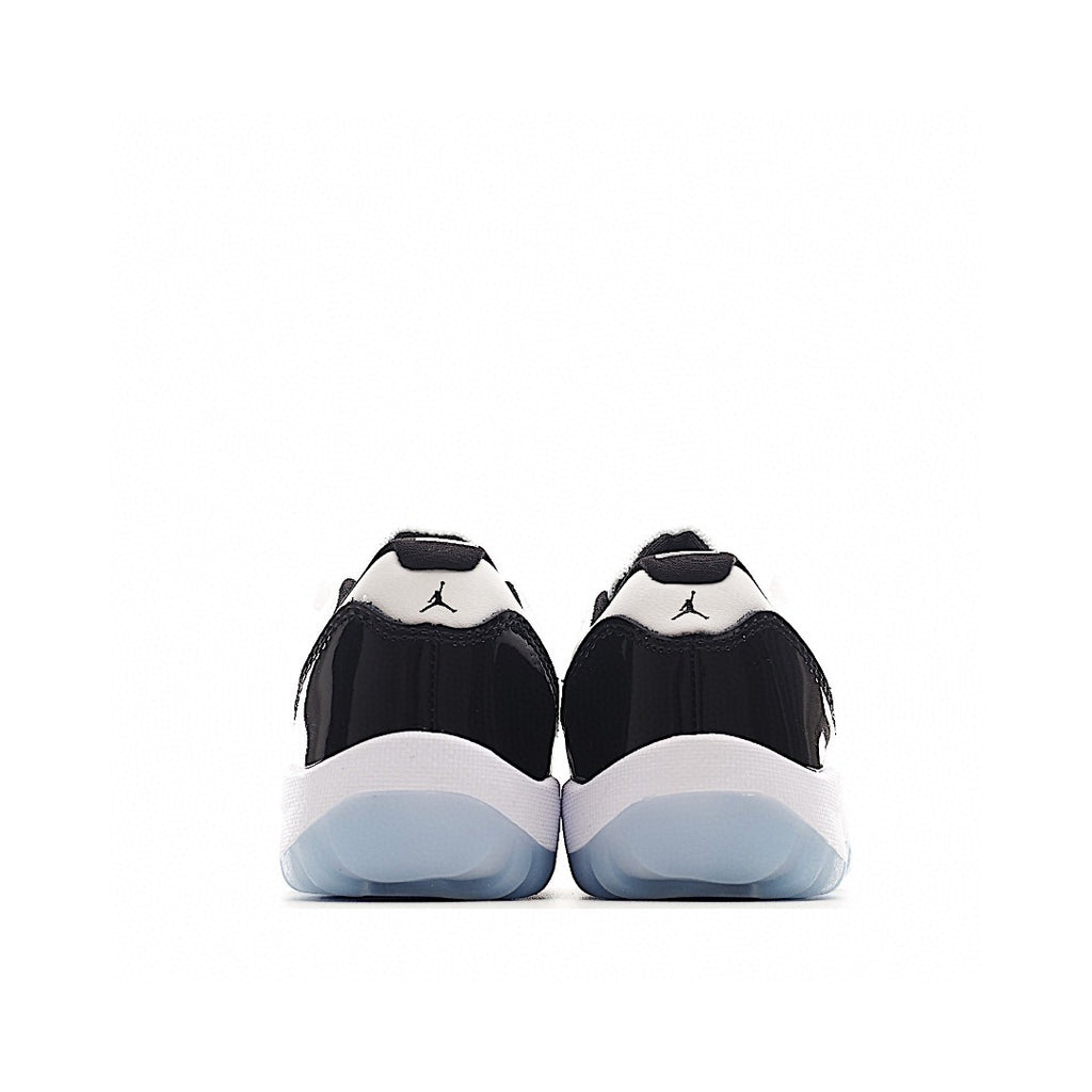 The classic AJ11 is back, mid-top" white, black"