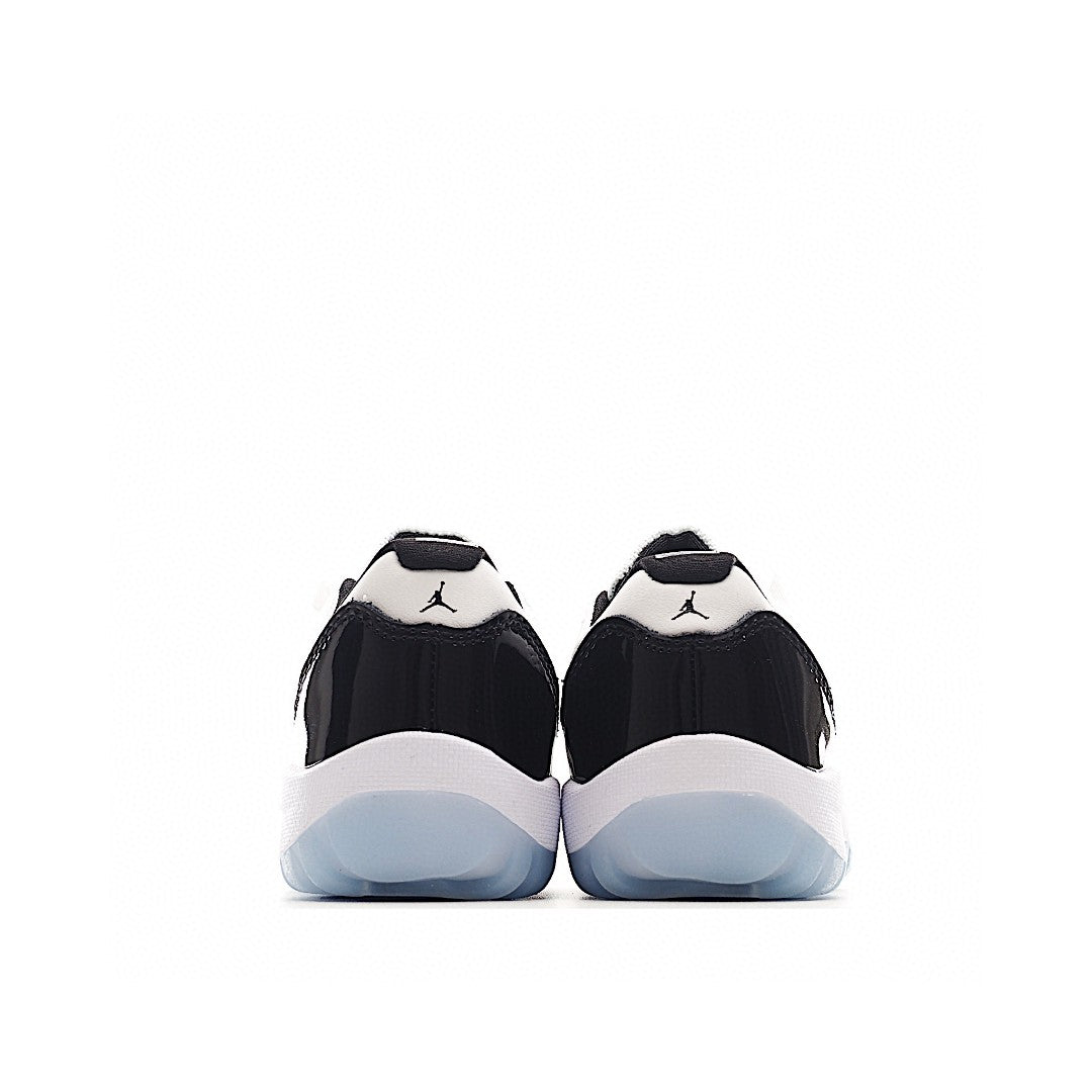 The classic AJ11 is back, mid-top" white, black"