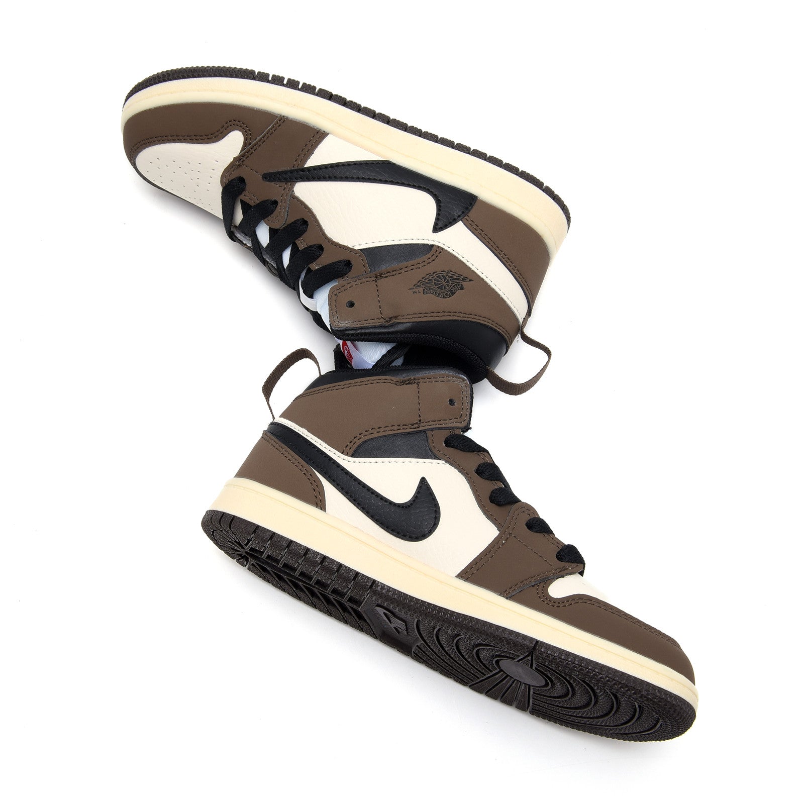AJ-112" Cream, brown"