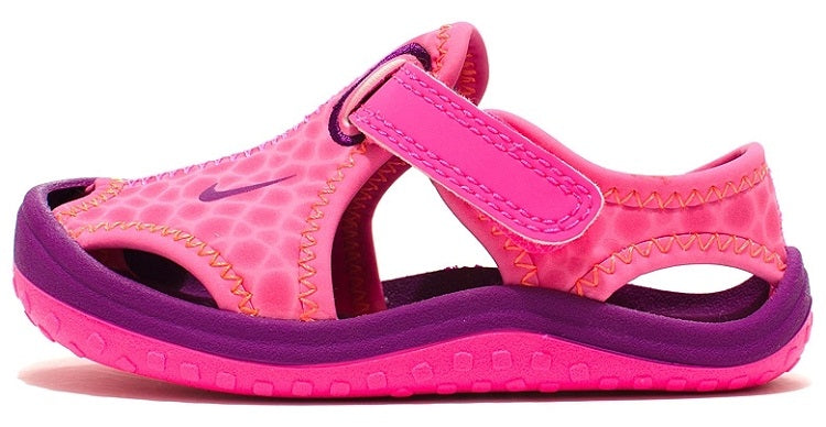 Nike children's closed toe sandals " pink"