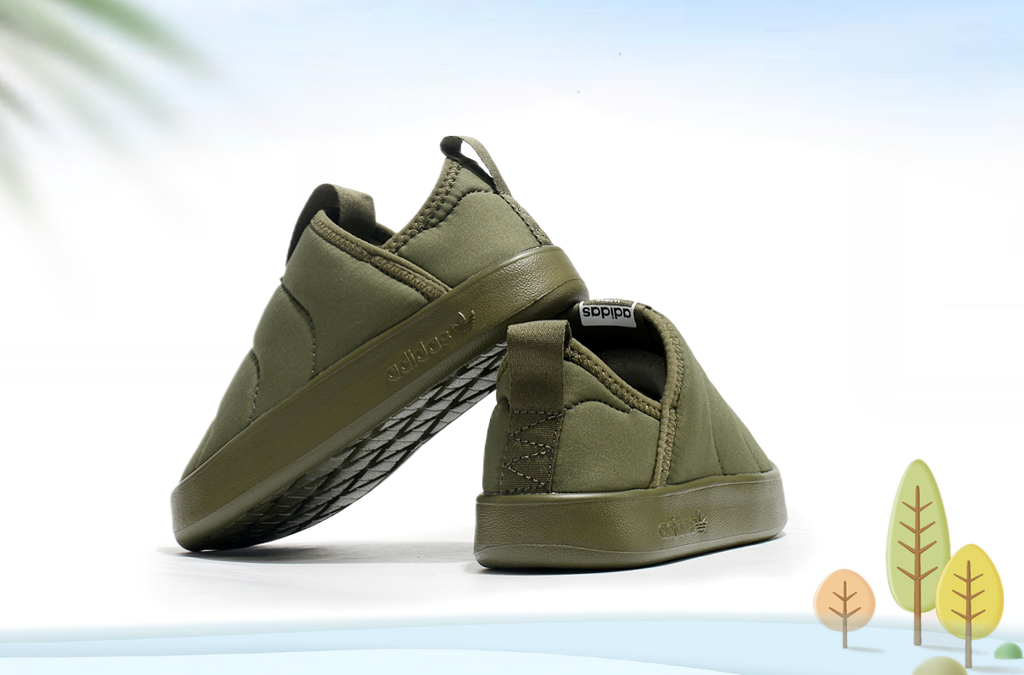 Adidas 360C velvet children's shoes " olive green"