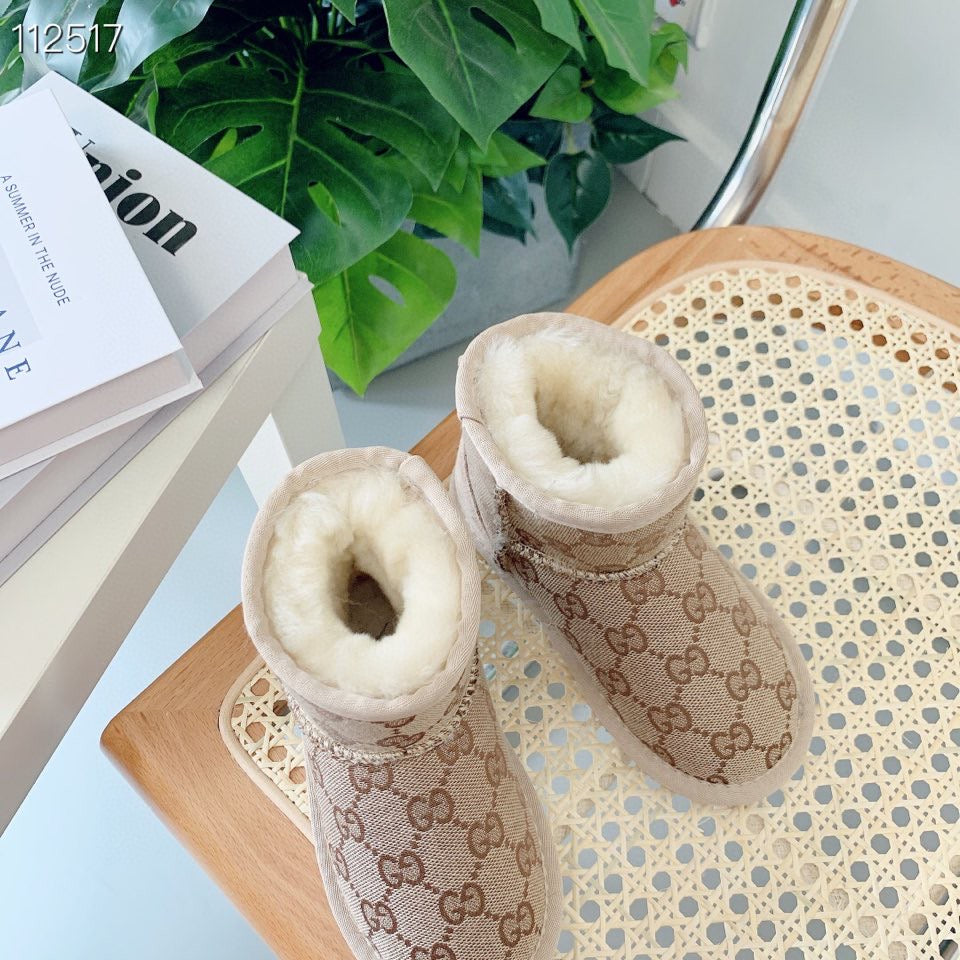 UGG Gucci Double G Logo Joint Model" beige"
