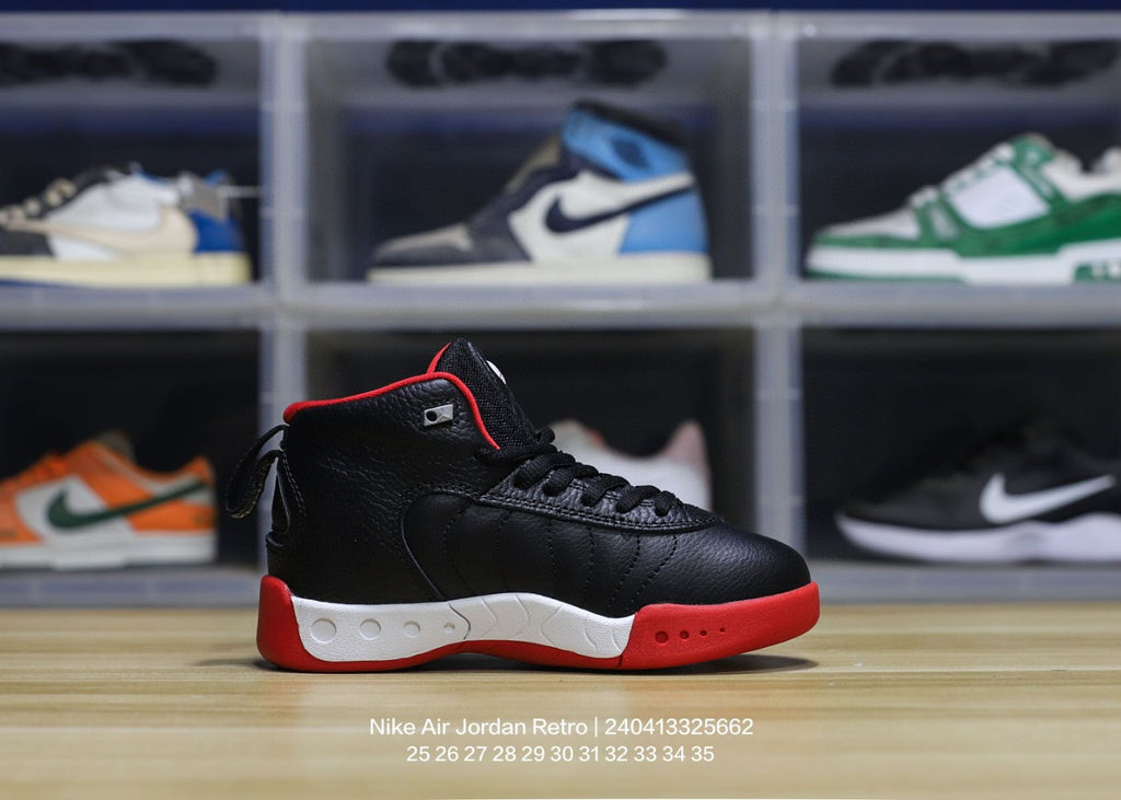 Jordan trendy children's shoes" black, red"
