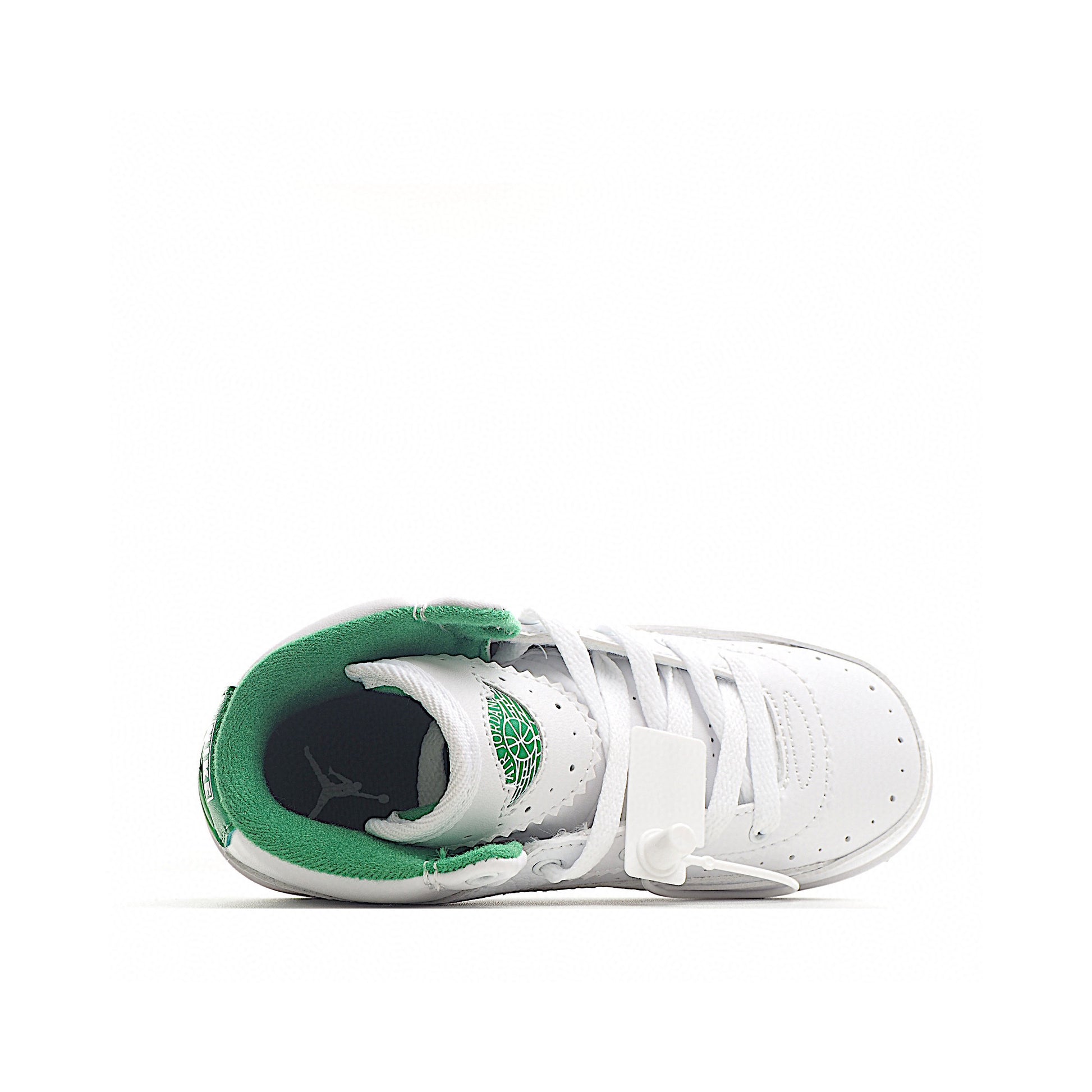Jordan 2 retro running shoes for kids " white, green"