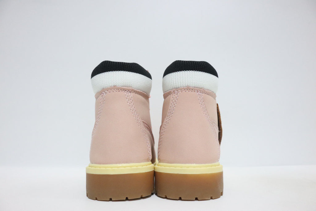 Timberland knitted children's work boots" pink"