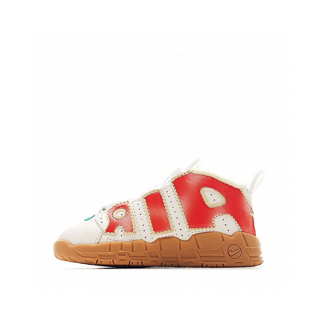 Pippen basketball shoes" white, red"