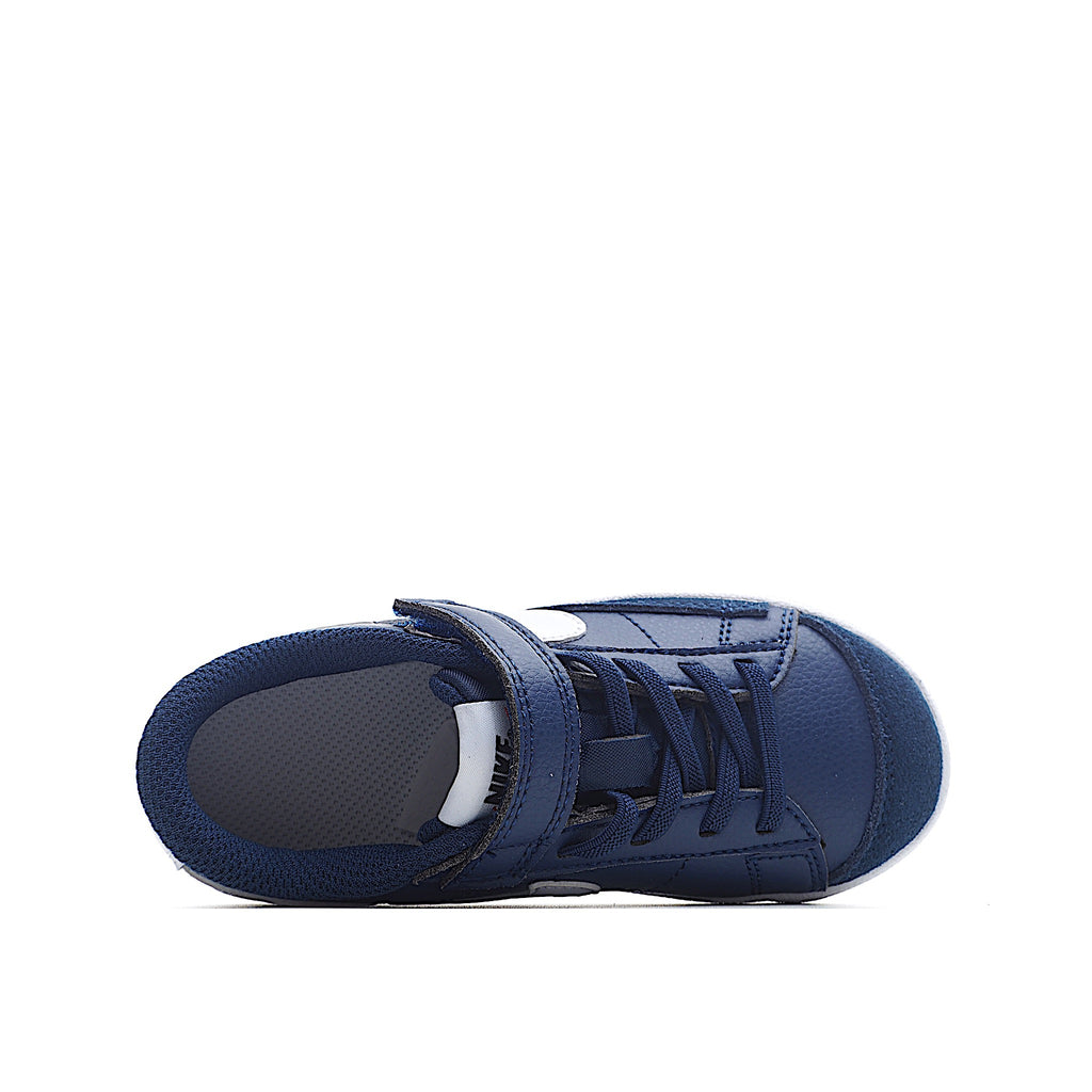 Trail Blazers Velcro Low-Top Kids Sneakers" Navy"