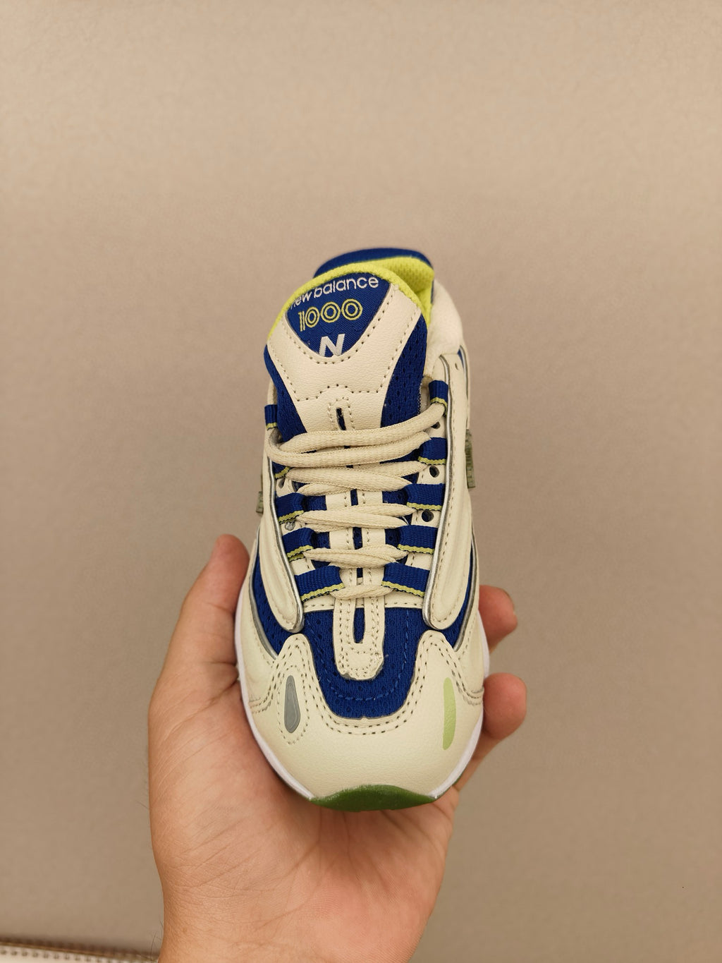 NB1000 lace-up children's shoes" cream"