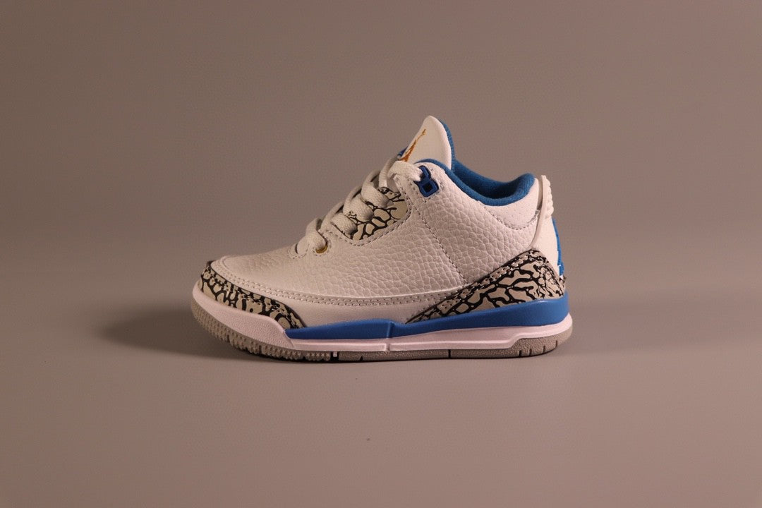 Jordan AJ3 children's shoes" white, blue"