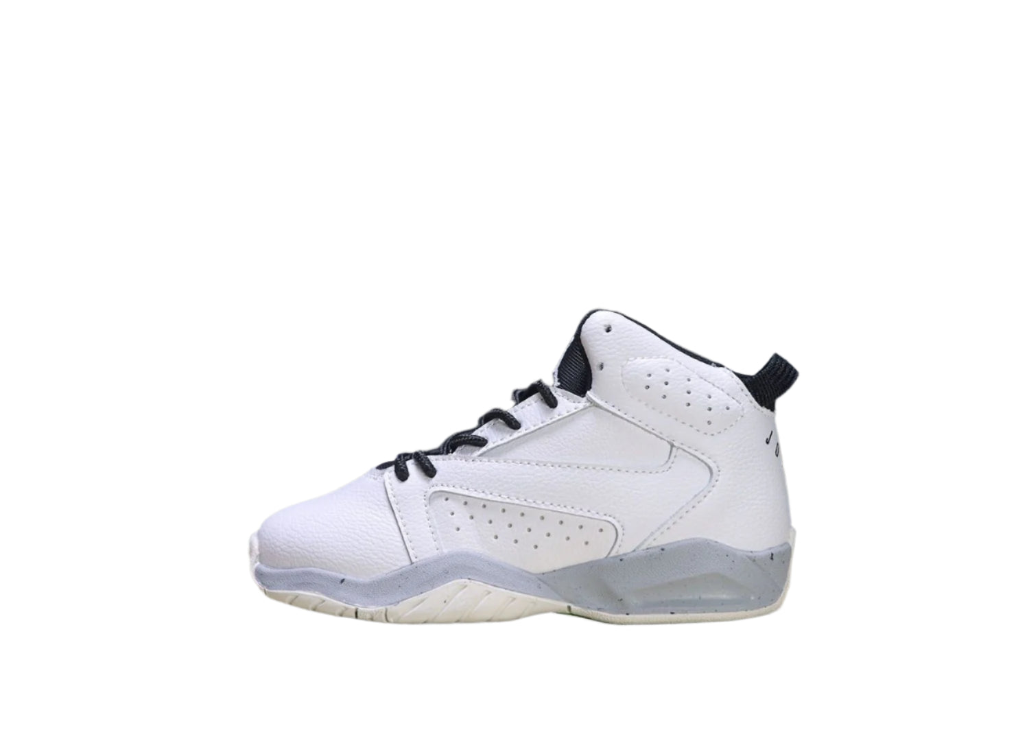 AJ6 children's shoes simple version" white, gray"