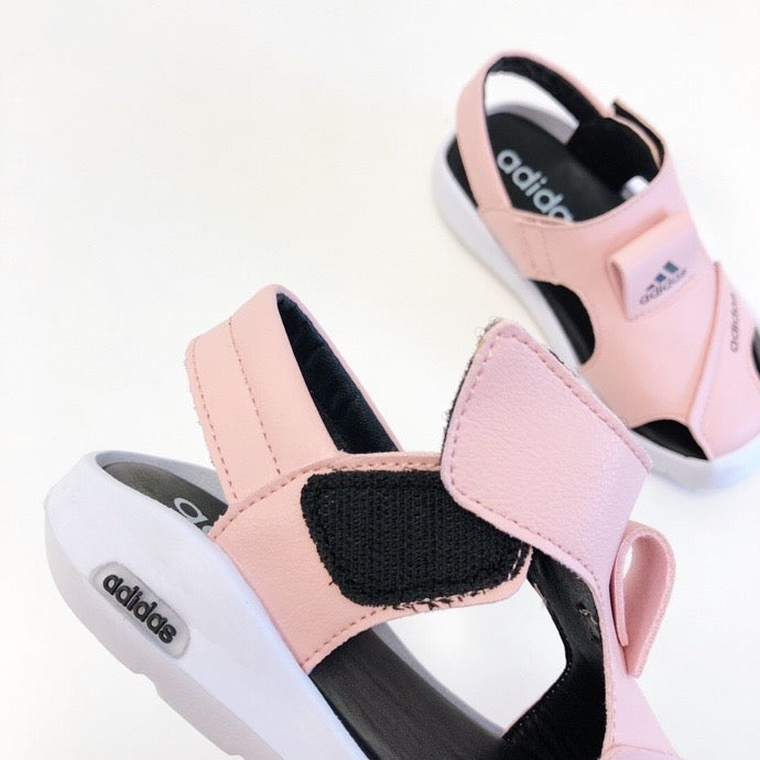 Adidas full leather bread head sandals" pink"