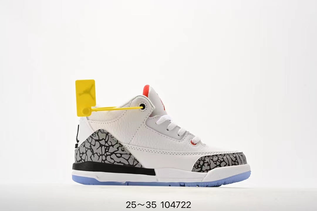 Joe 3" white, blue"