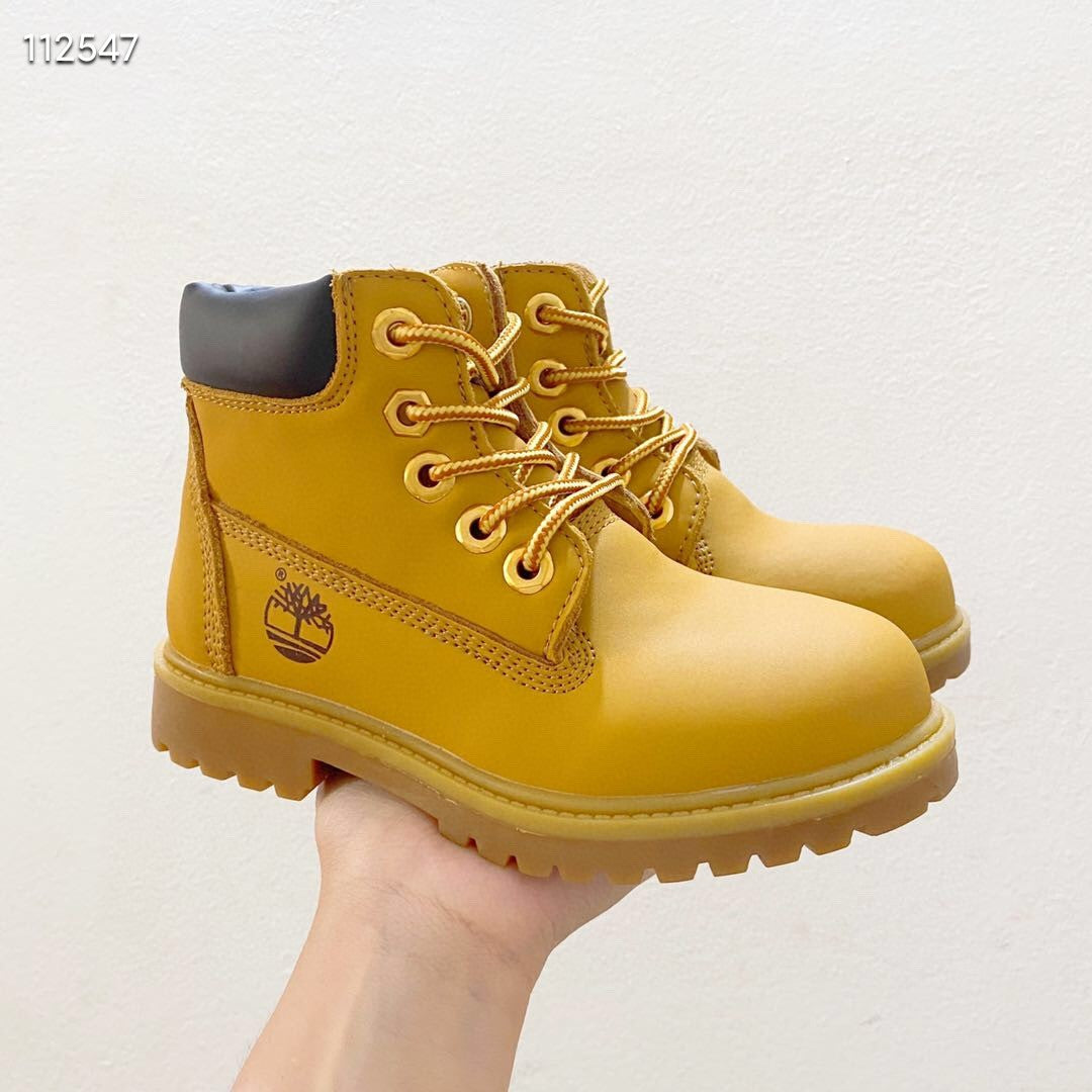Timberland knitted children's work boots" Camel"