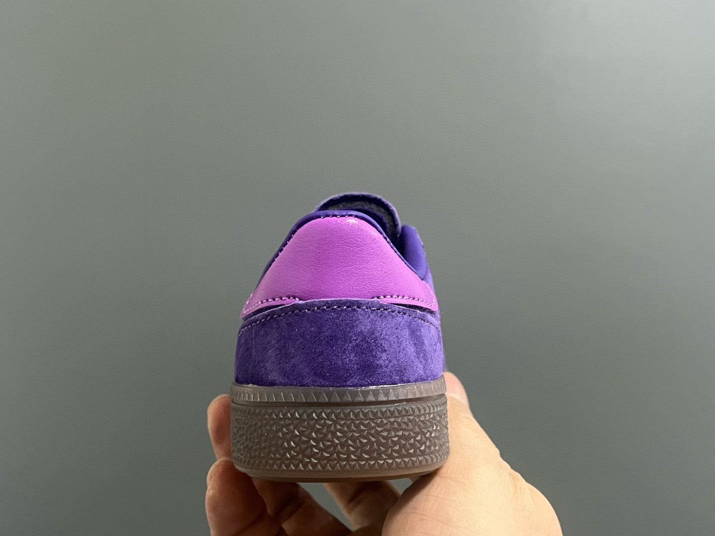 Adidas training 3 generation pig leather children's shoes" purple"