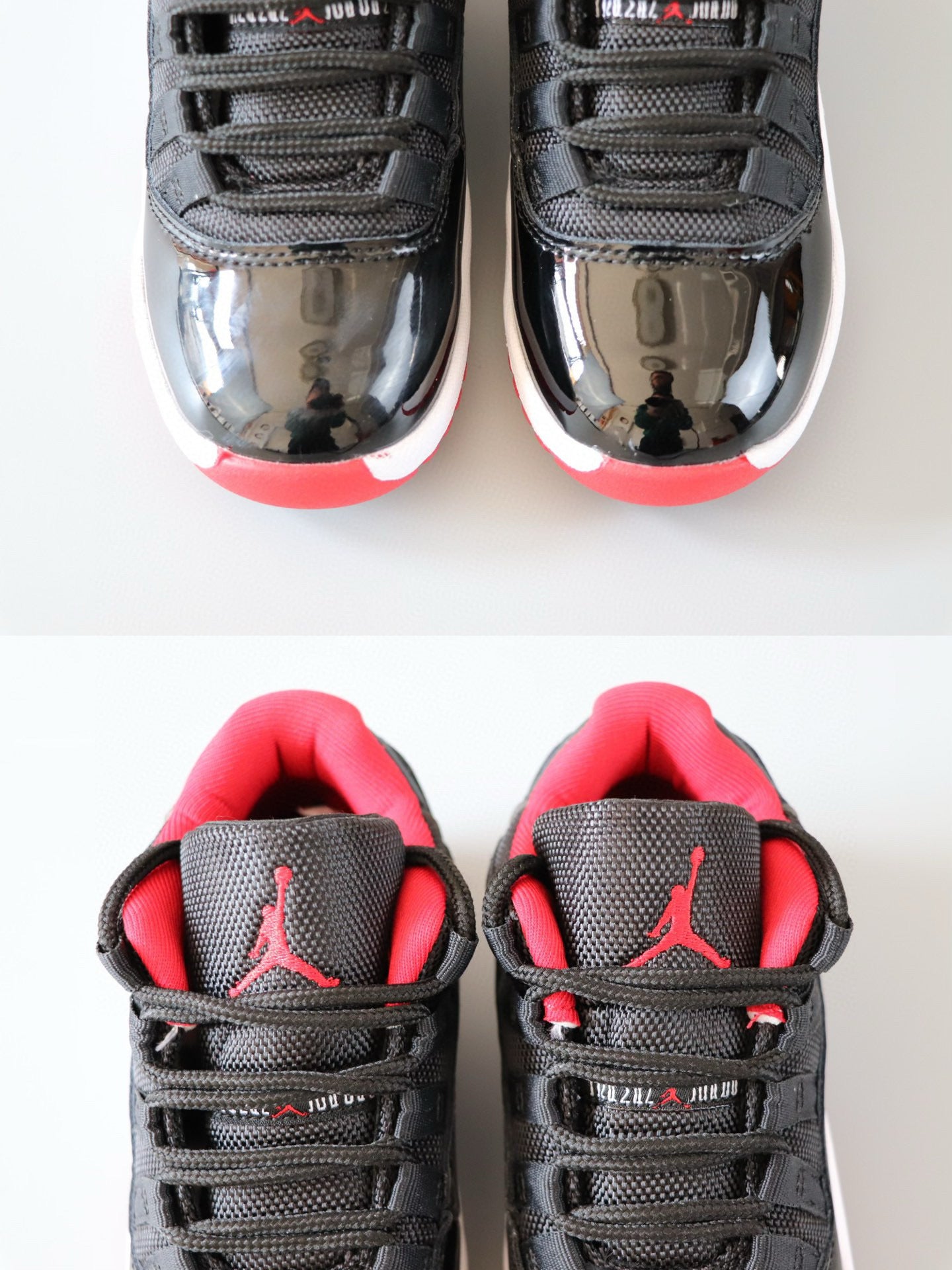 Joe 11 low-top children's shoes" black, white, red"