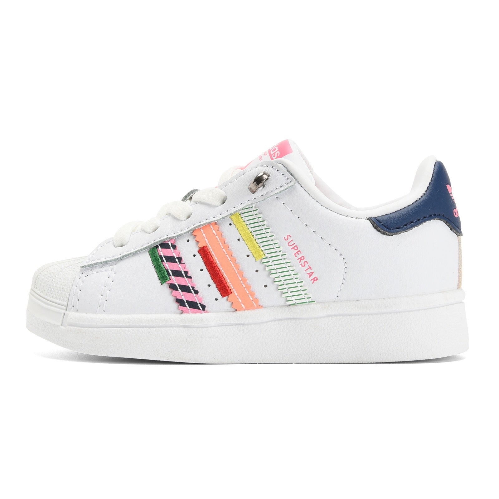 Adidas shell toe lace-up sneakers " white"
