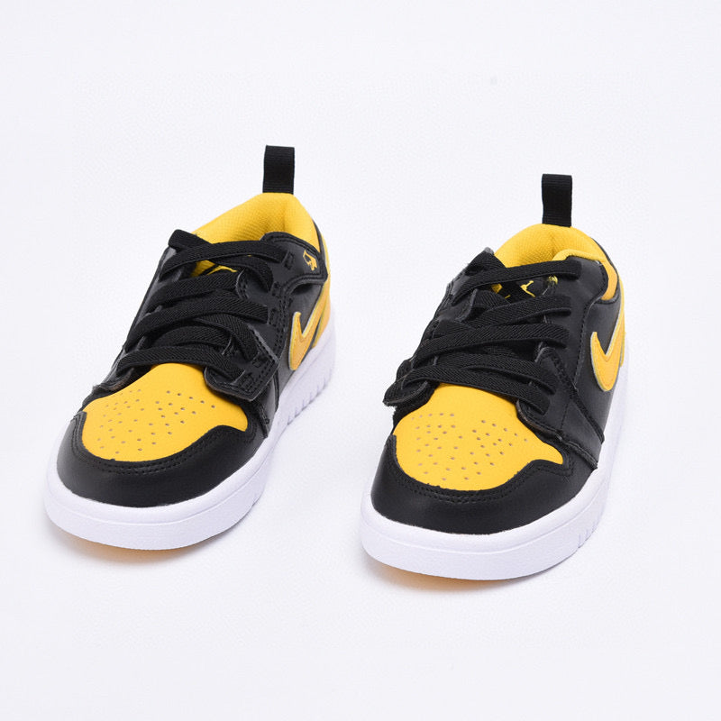 Joe 1 magic buckle children's shoes" black, yellow"