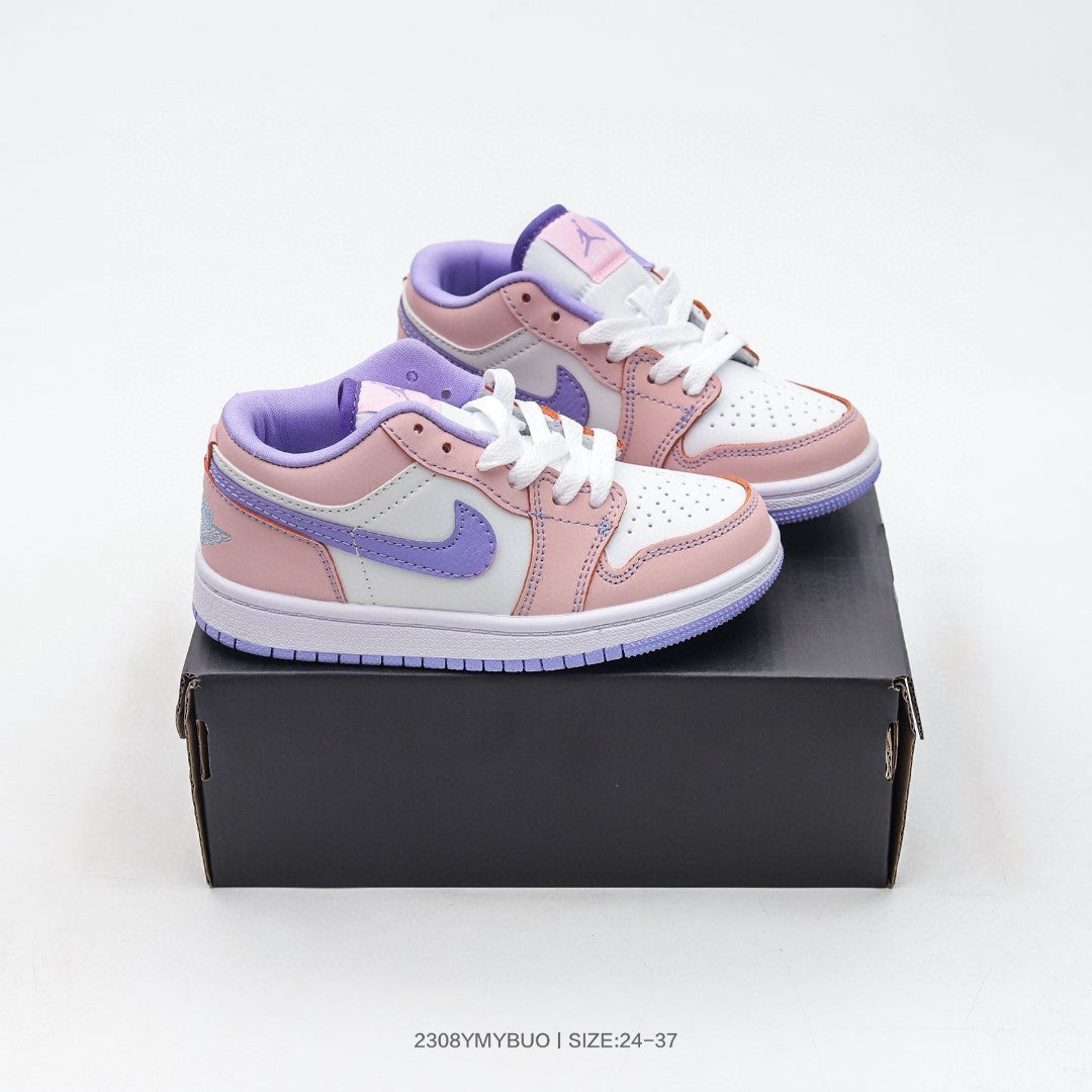 Joe 1 low-top children's shoes" light pink, light purple"