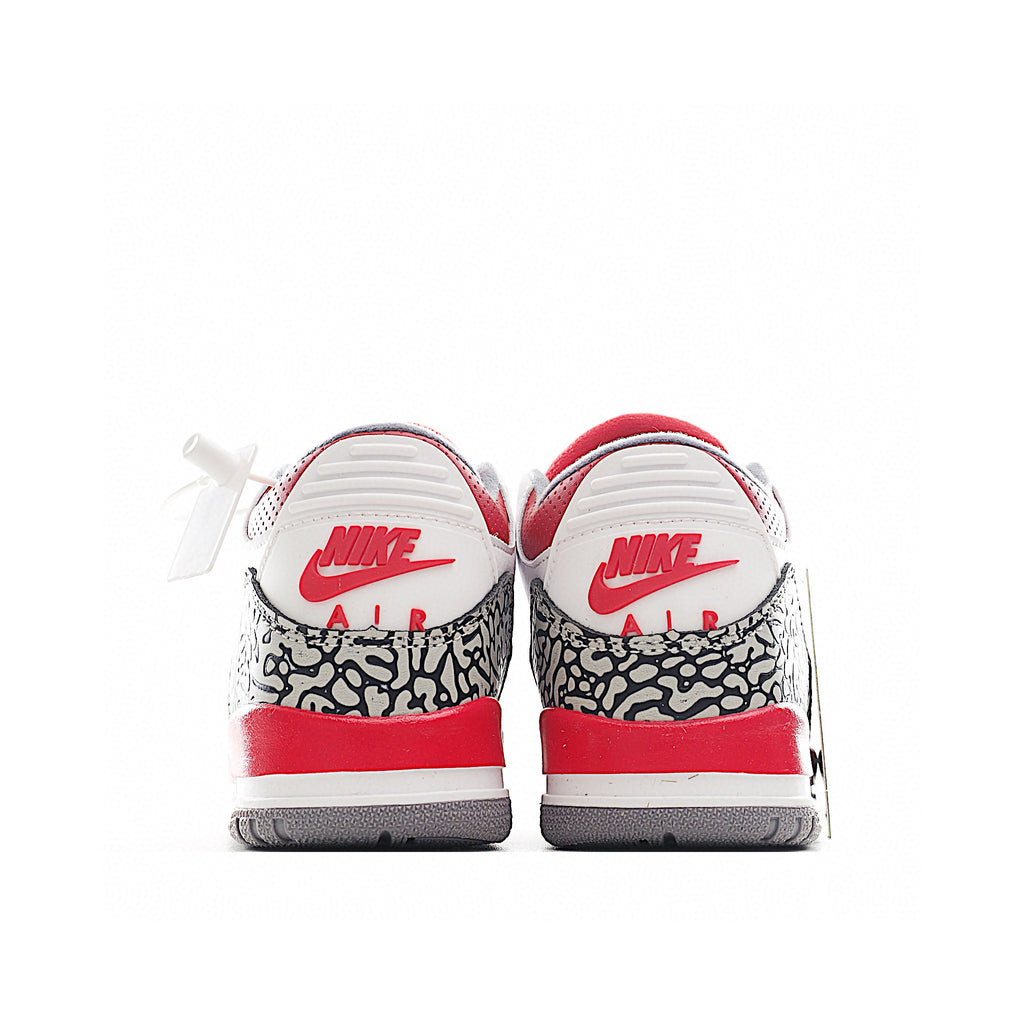 Joe 3 air cushion bottom children's shoes" white, red"