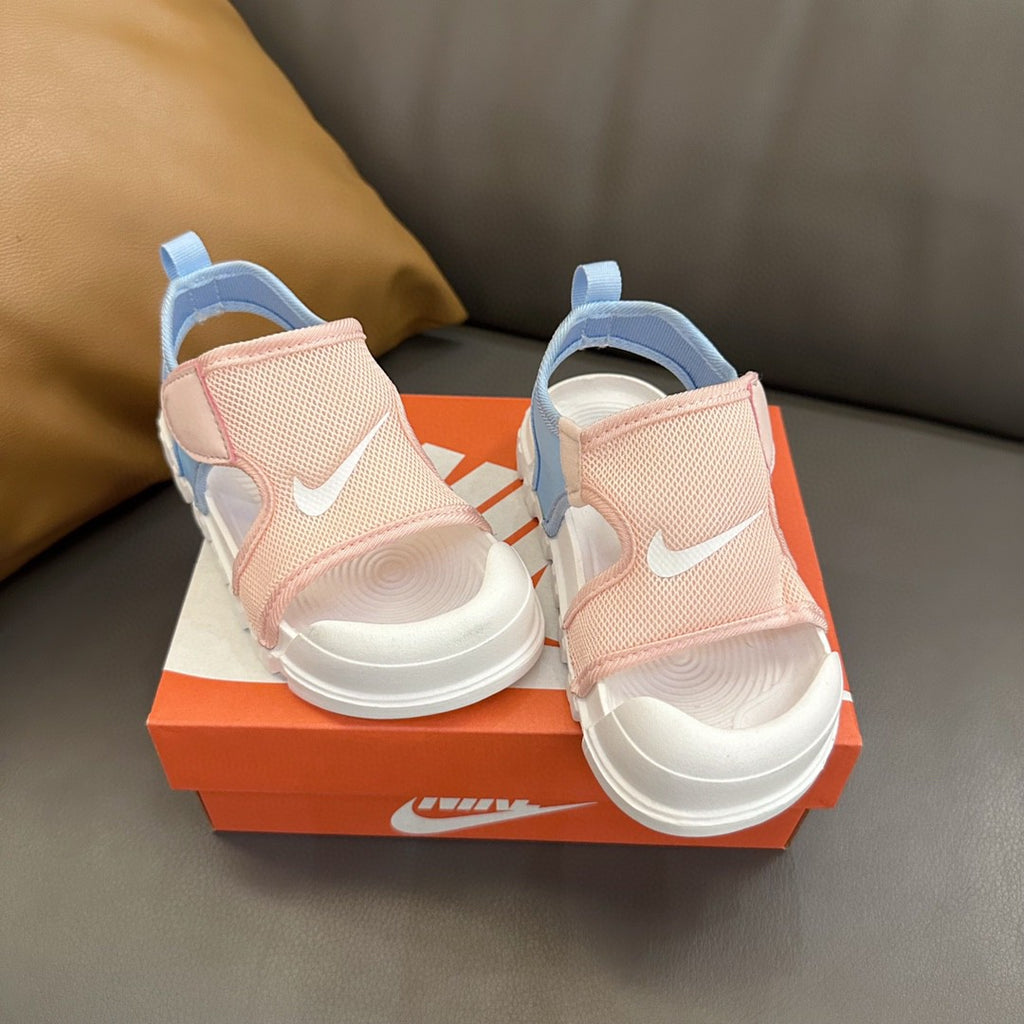 NK cute little closed toe mesh sandals" light pink"