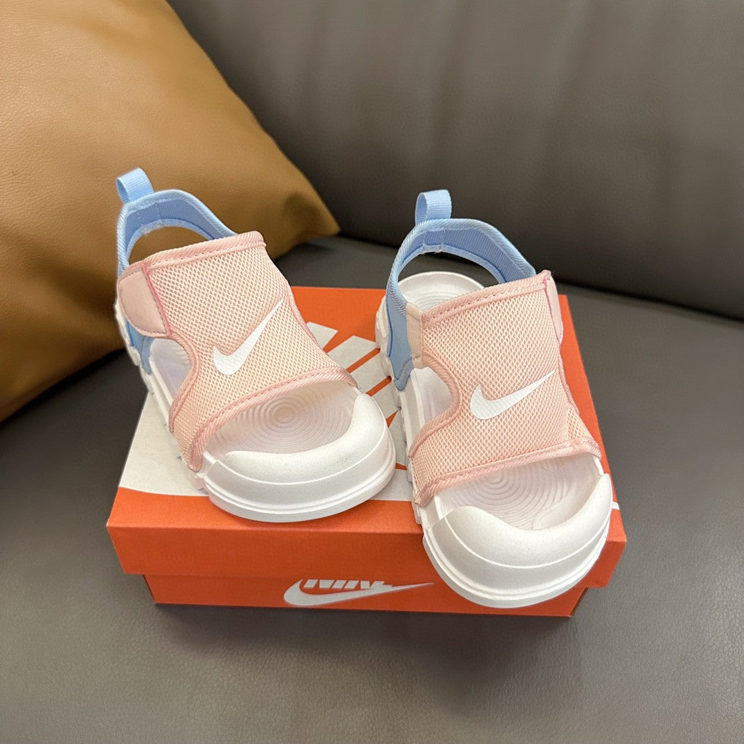 NK cute little closed toe mesh sandals" light pink"