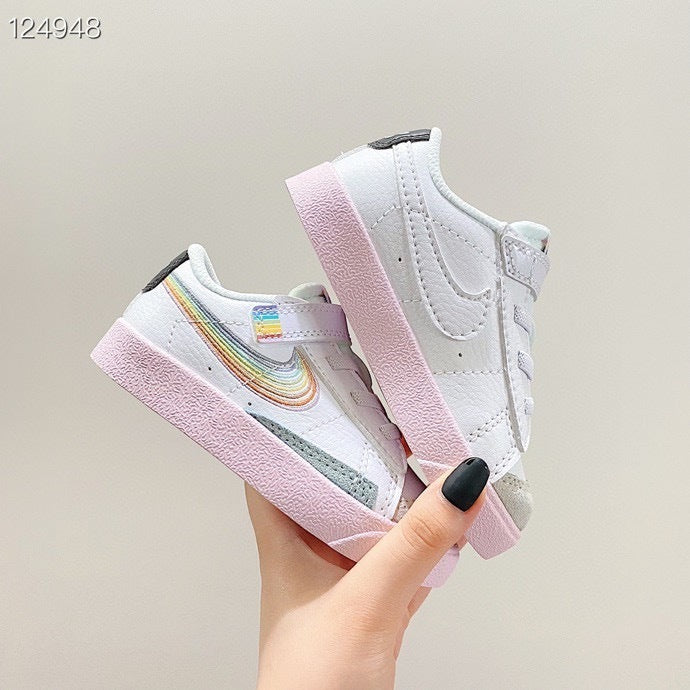 Trail Blazers low-top" white, pink"