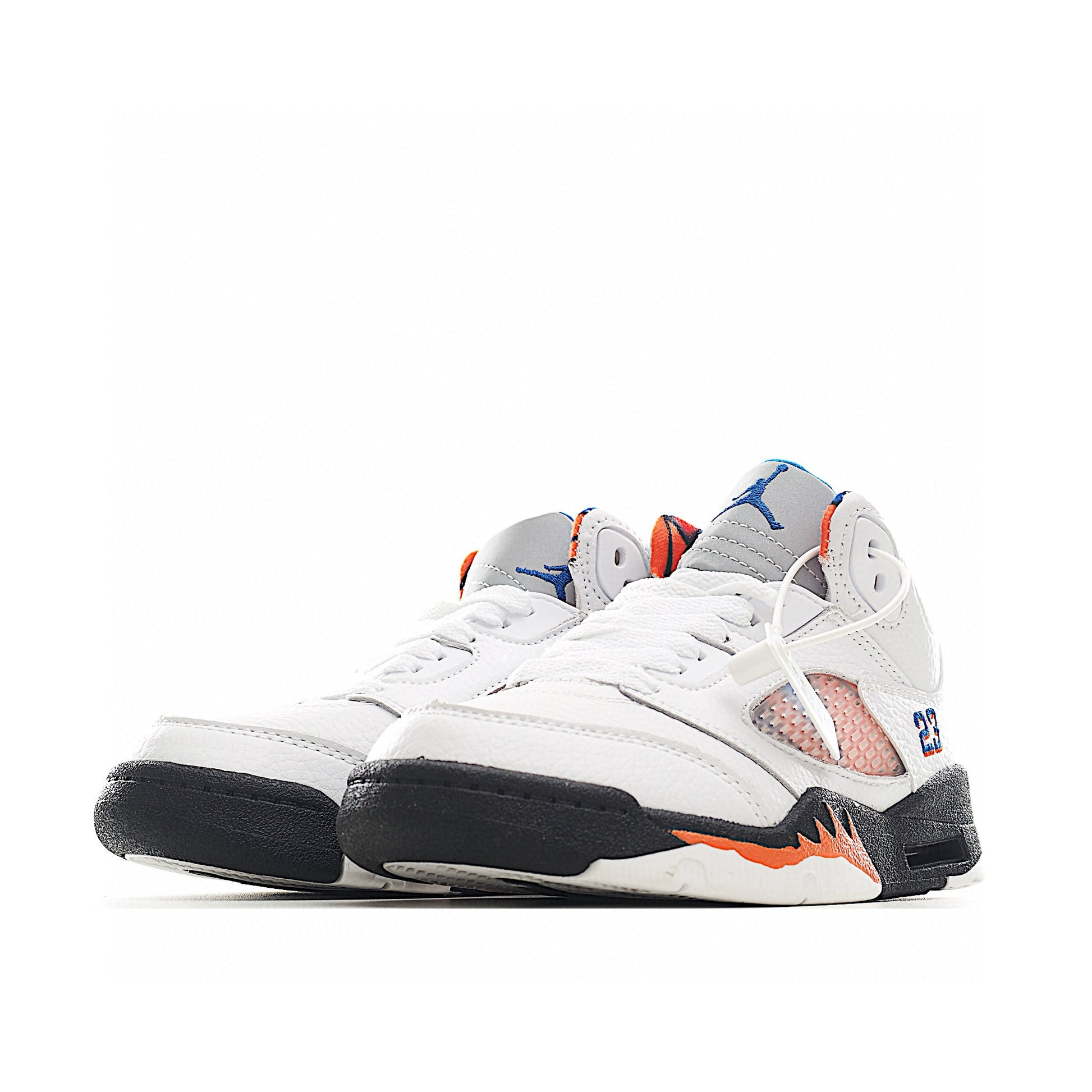 Jordan 5 children's shoes" white, orange"
