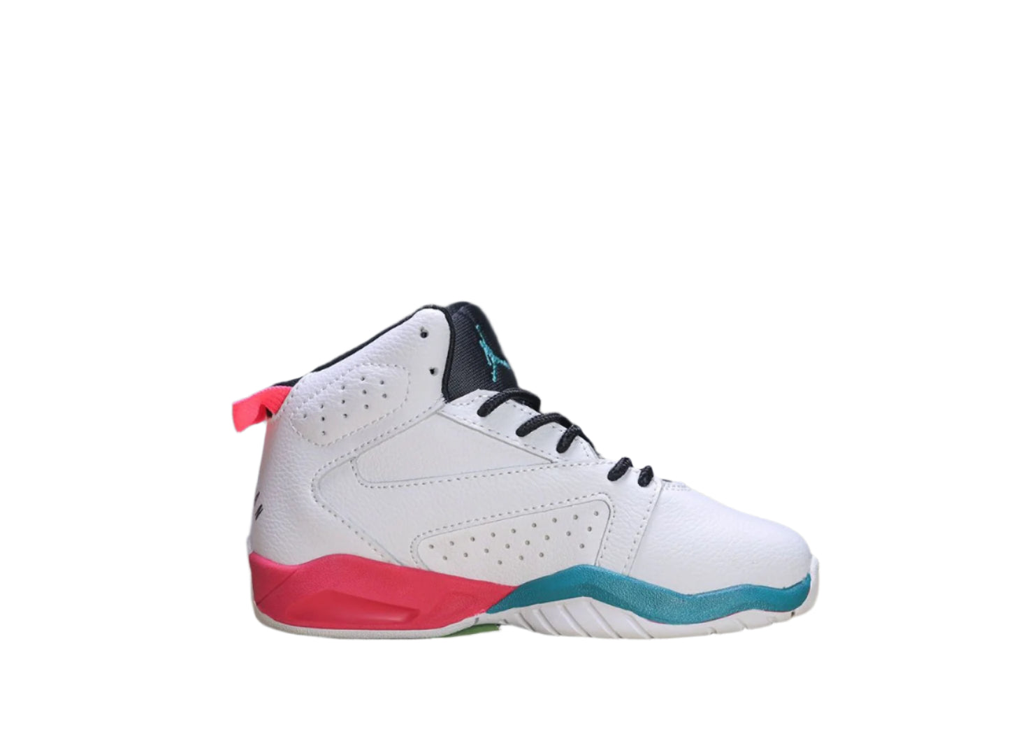 AJ6 children's shoes simple version" white, red, blue"