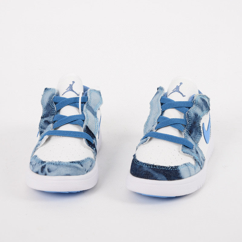 Jordan low top elastic band" white, blue'