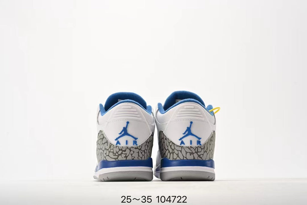 Joe 3" white, blue"