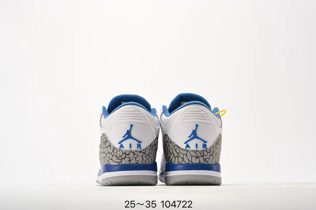 Joe 3" white, blue"