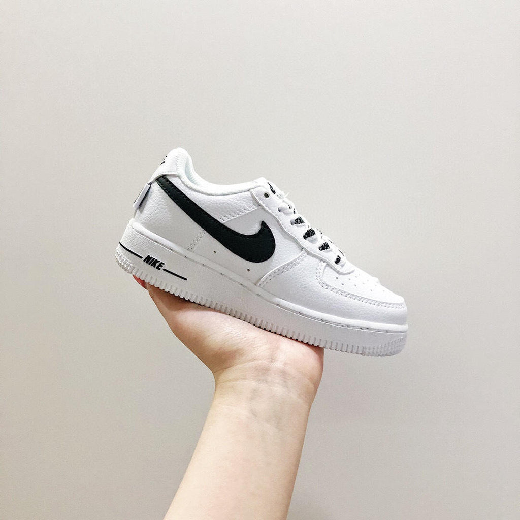 Air Force low-top lace-up sneakers" white"