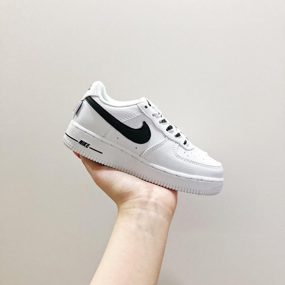 Air Force low-top lace-up sneakers" white"