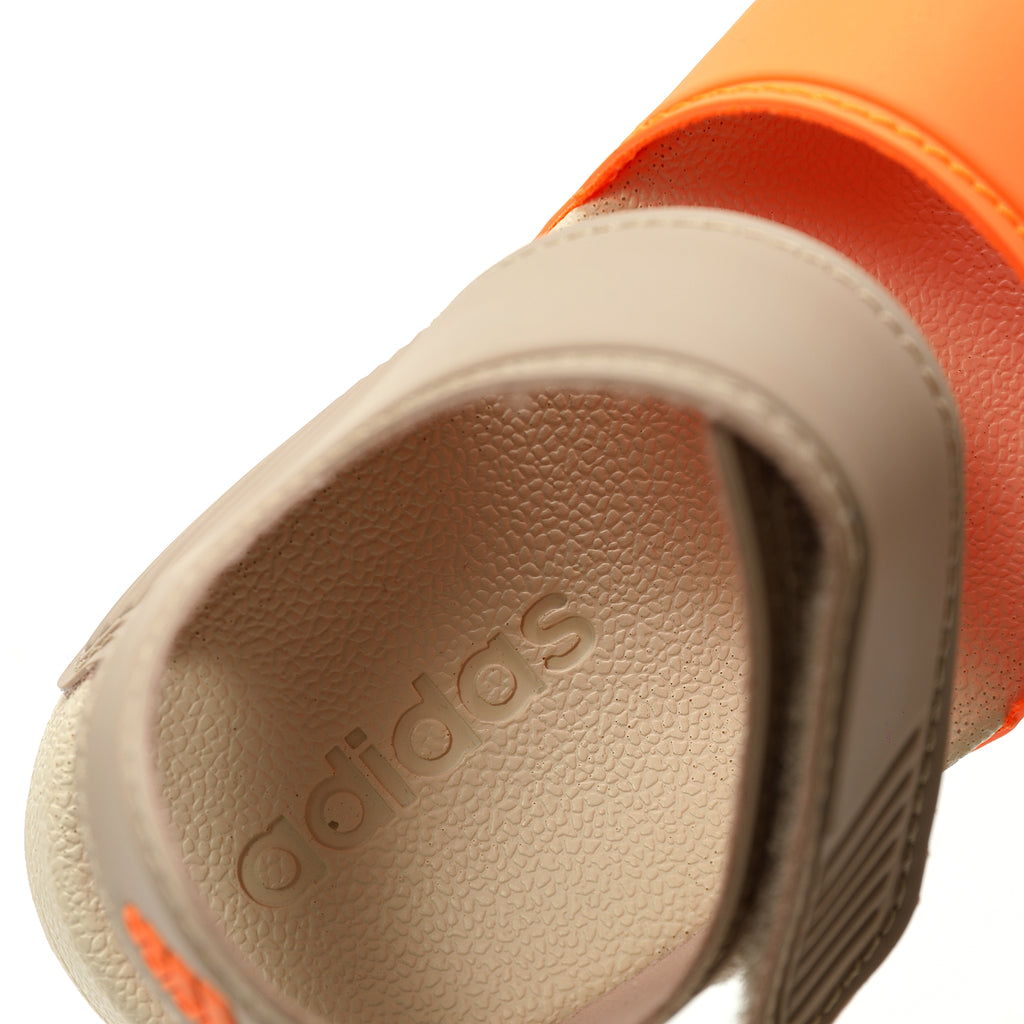 Adidas new open toe "beige, cream, orange"