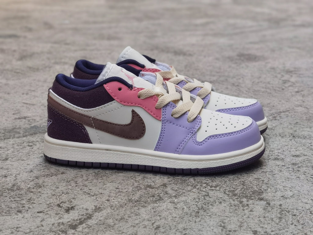Joe 1 Low Top" purple, brown, pink"