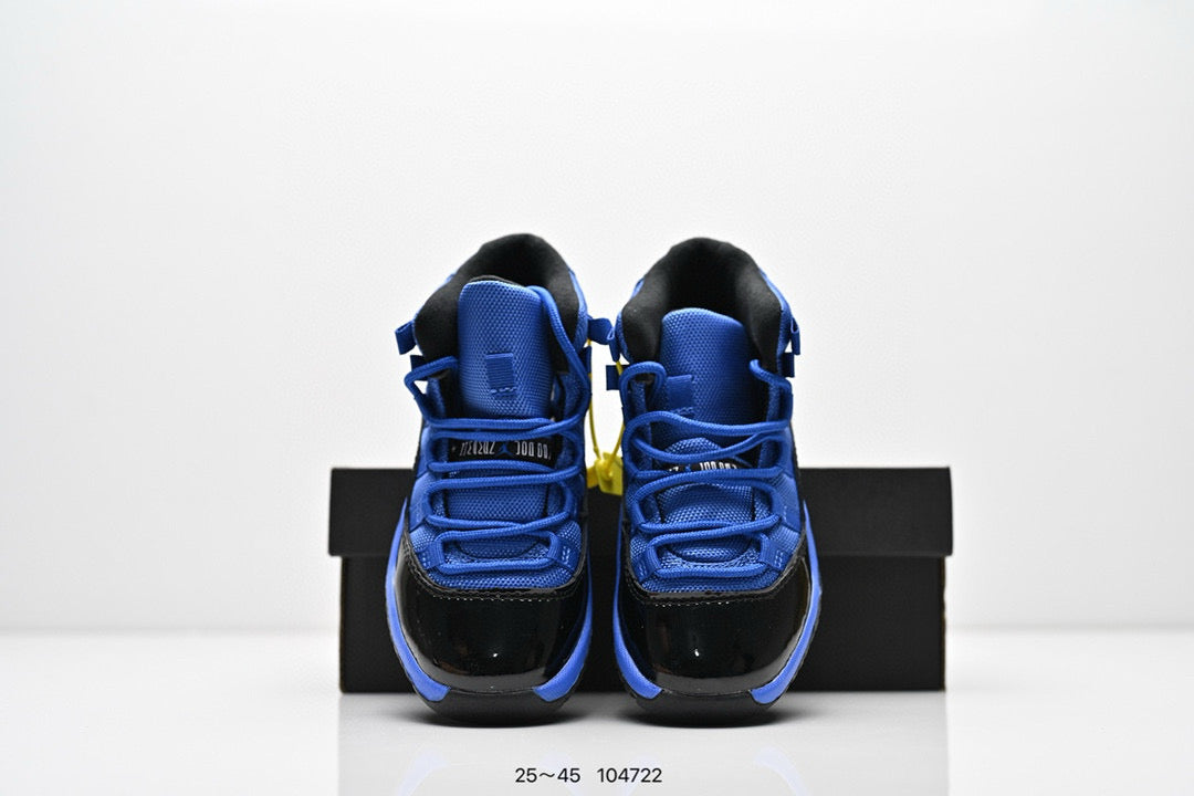 Joe 11 high-top high-quality children's shoes" basketball" blue"