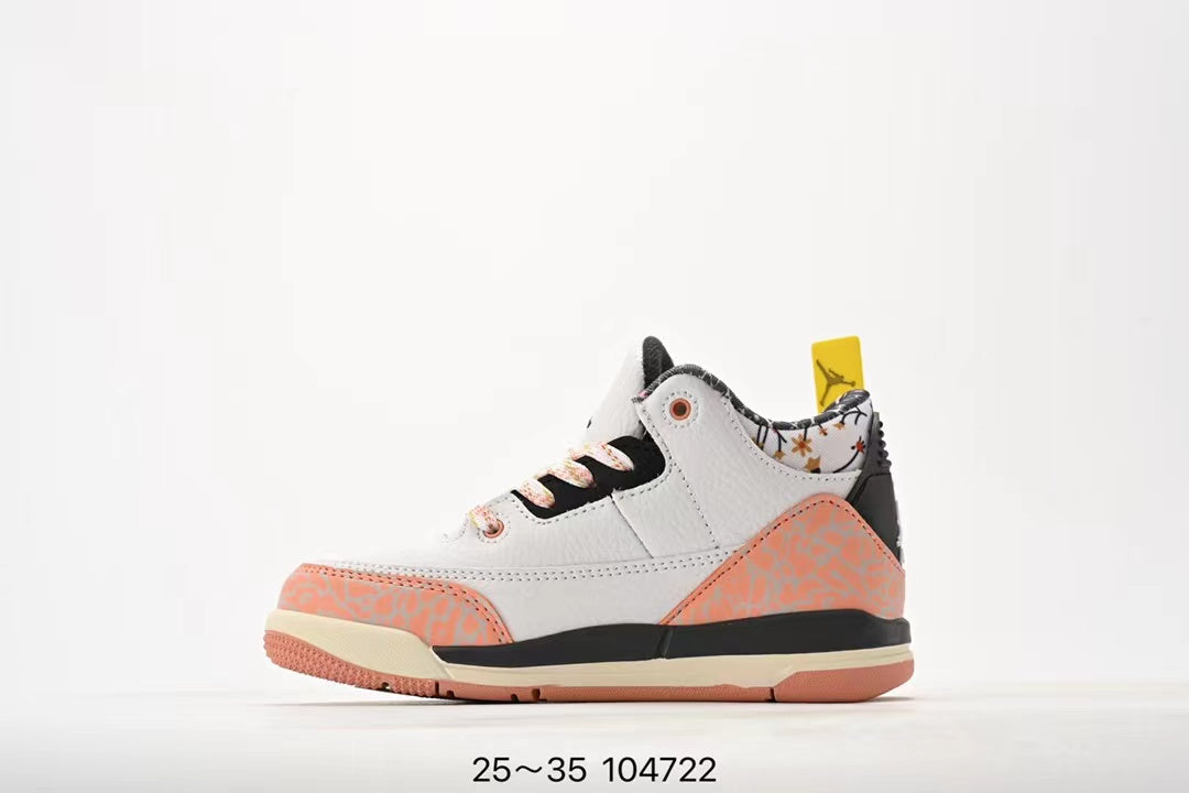 Joe 3" white, light orange"