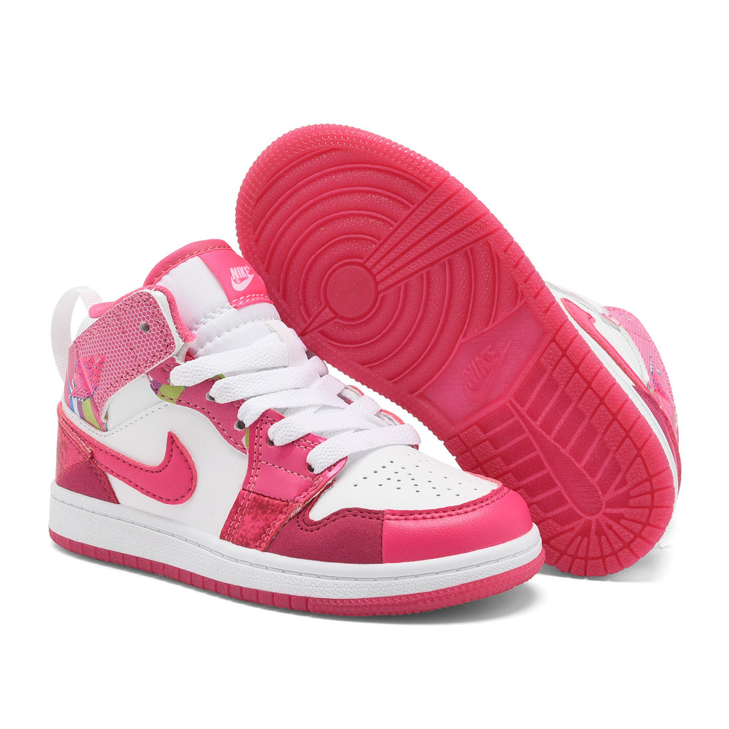 AJ-127" white, pink"