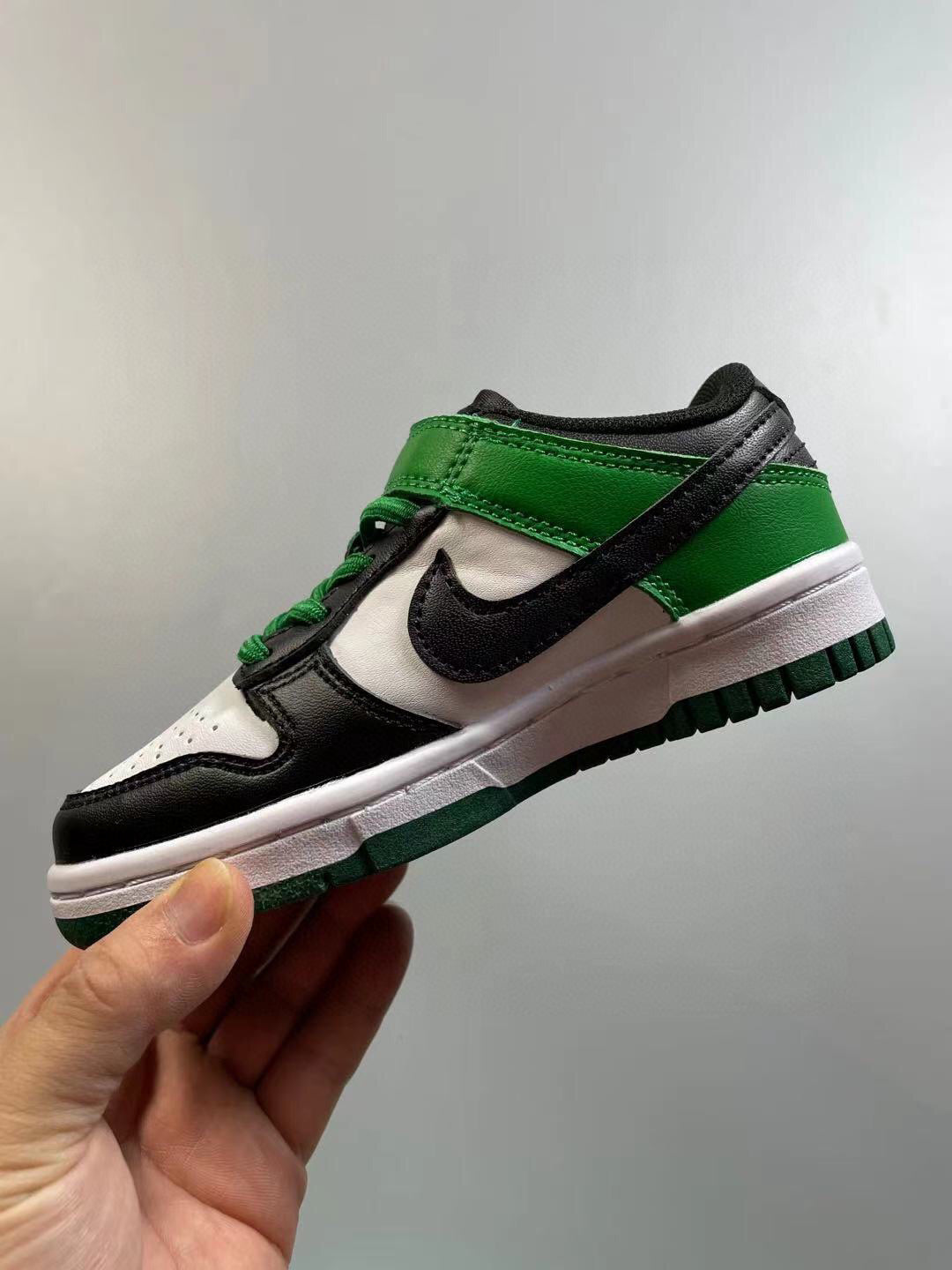 Nike SB single buckle sneakers" white, black, green"