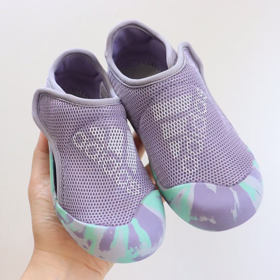 Adidas 3.0 Baotou mesh sandals "light purple, green"
