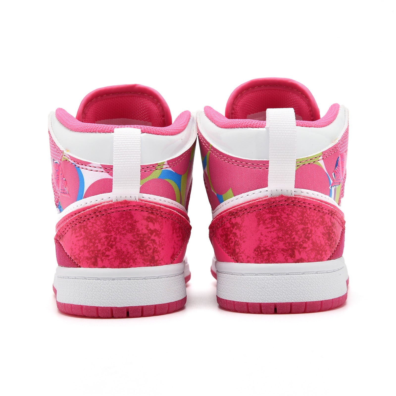 AJ-127" white, pink"